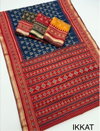 Ikkat By Rajyog Soft Mul Cotton Patola Printed Pallu Border Saree Exporters In India